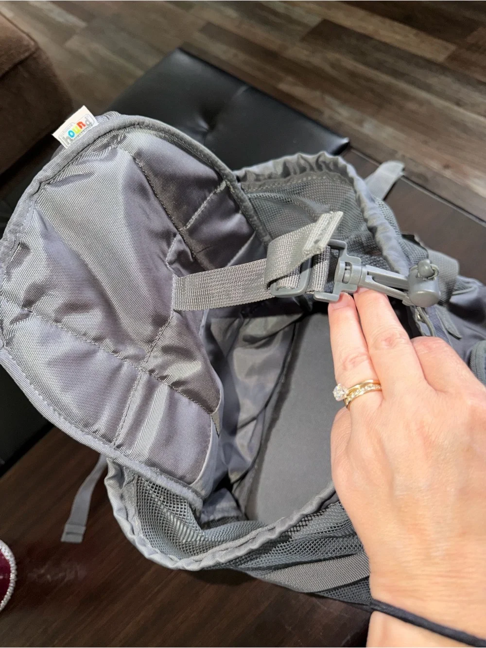 Outward Hound Gray Pet Travel Backpack Carrier